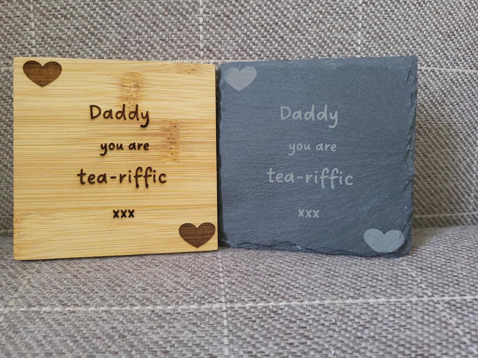 Personalised Coasters for Dad