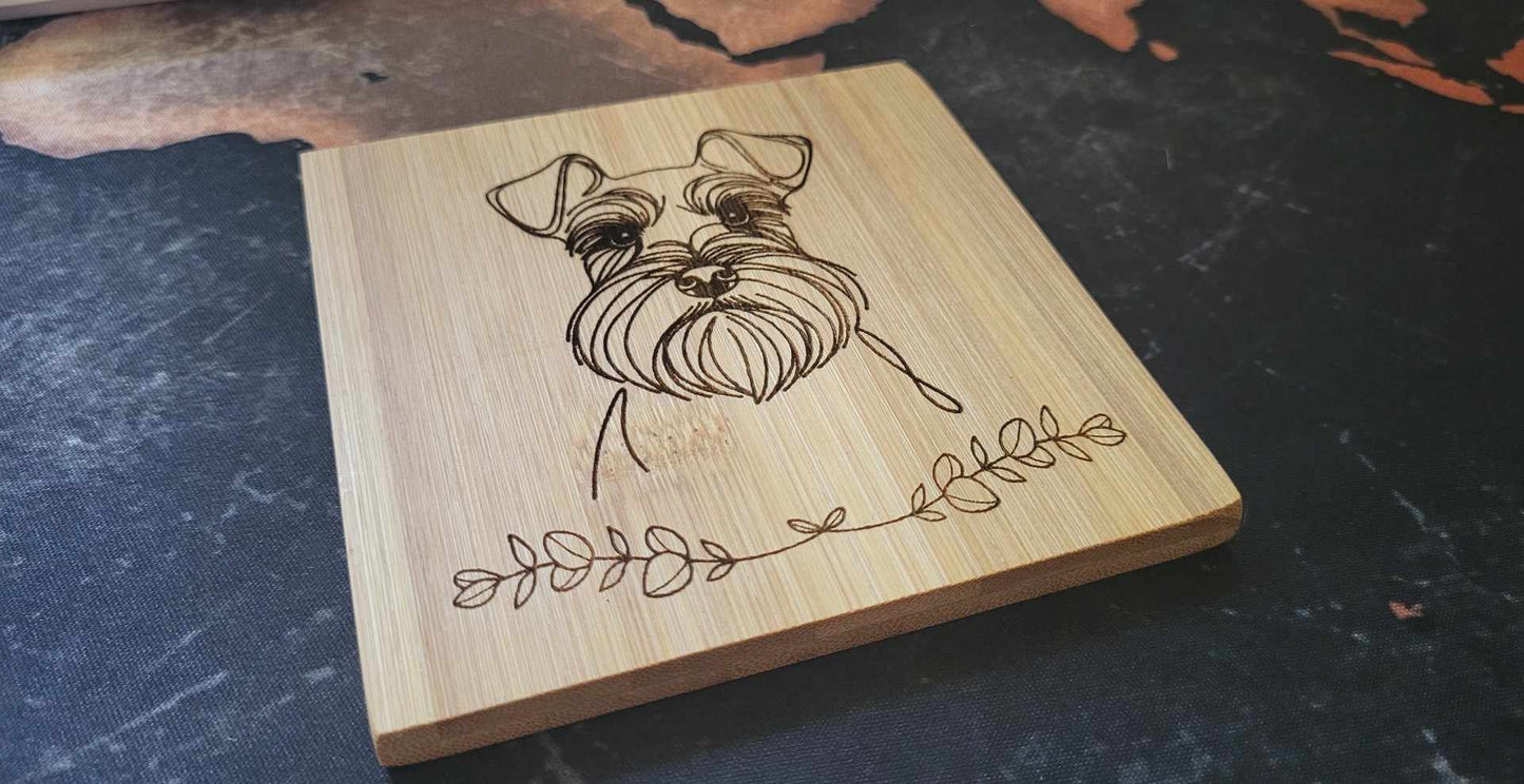 Dog Breed Portrait Coaster