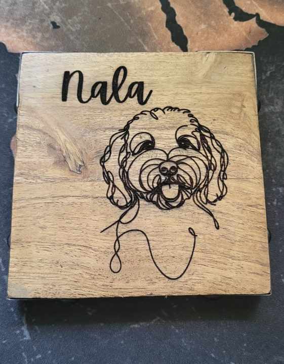 Dog Breed Portrait Coaster