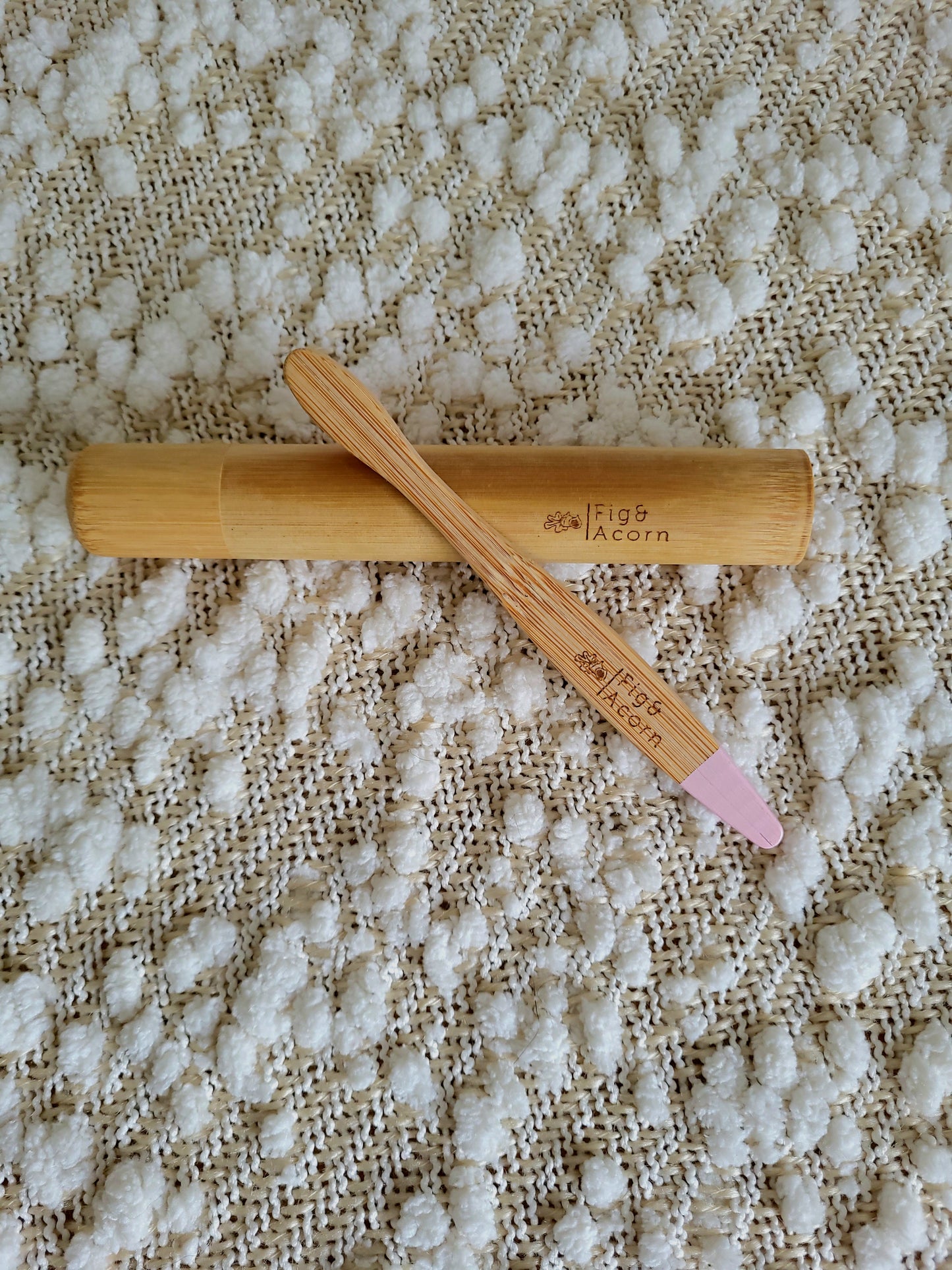 Bamboo Toothbrush & Travel Case-Engraved