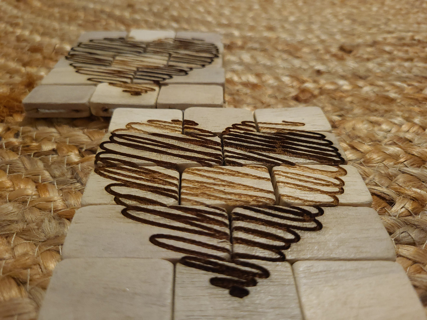 Driftwood Heart Coaster